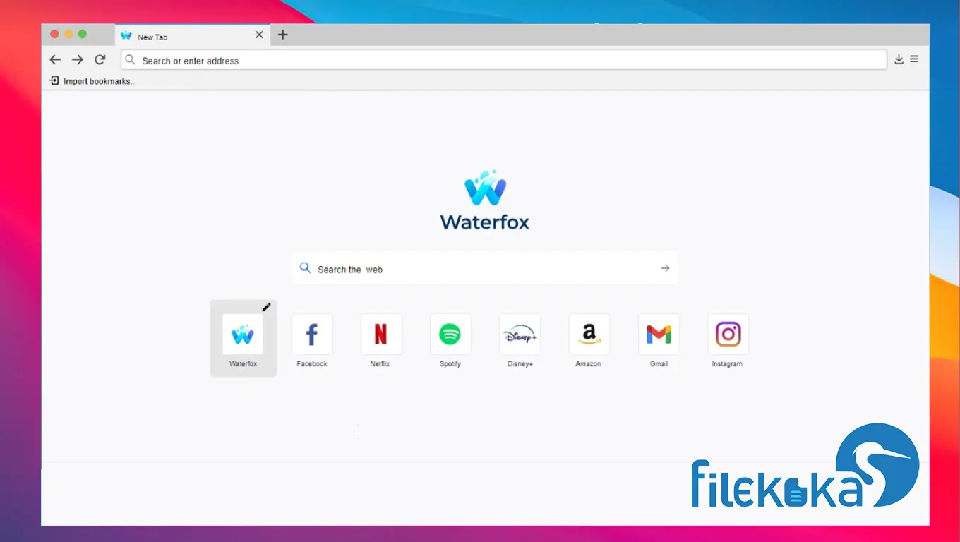 Waterfox  Browser